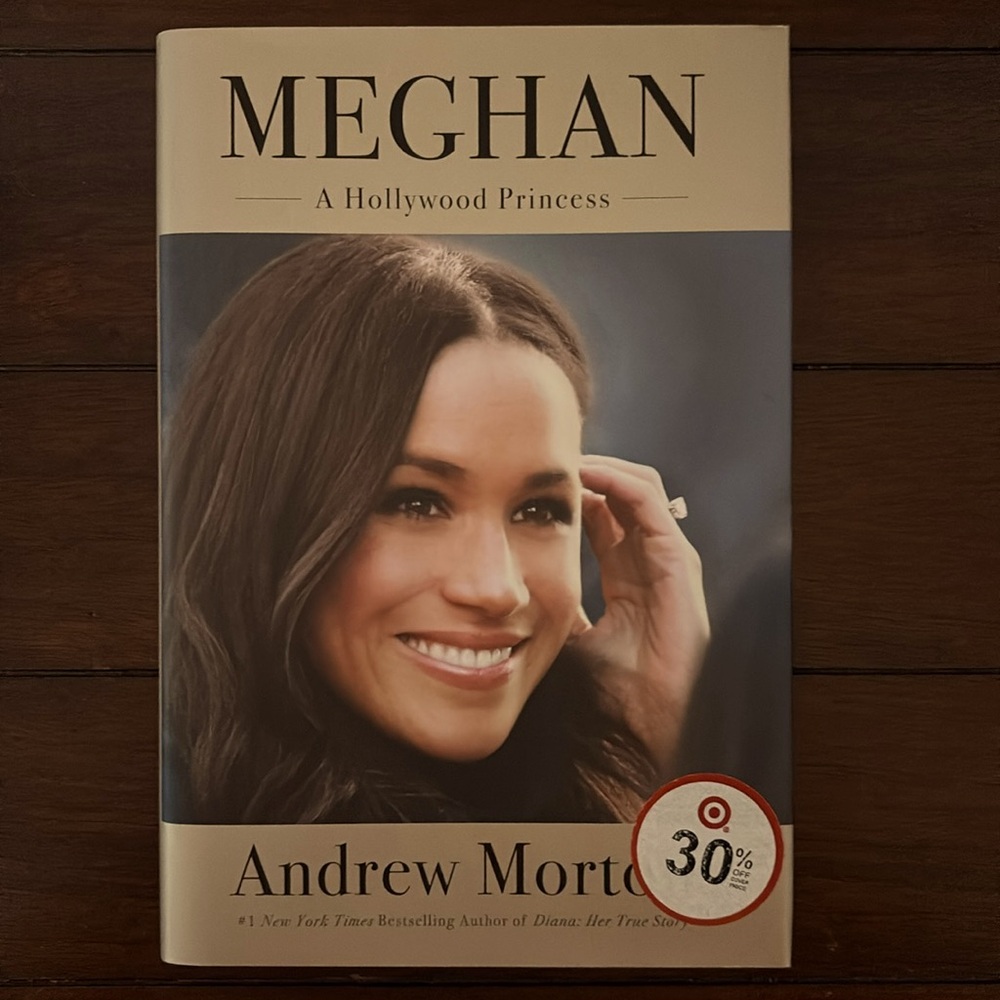Meghan: A Hollywood Princess, hardcover book.